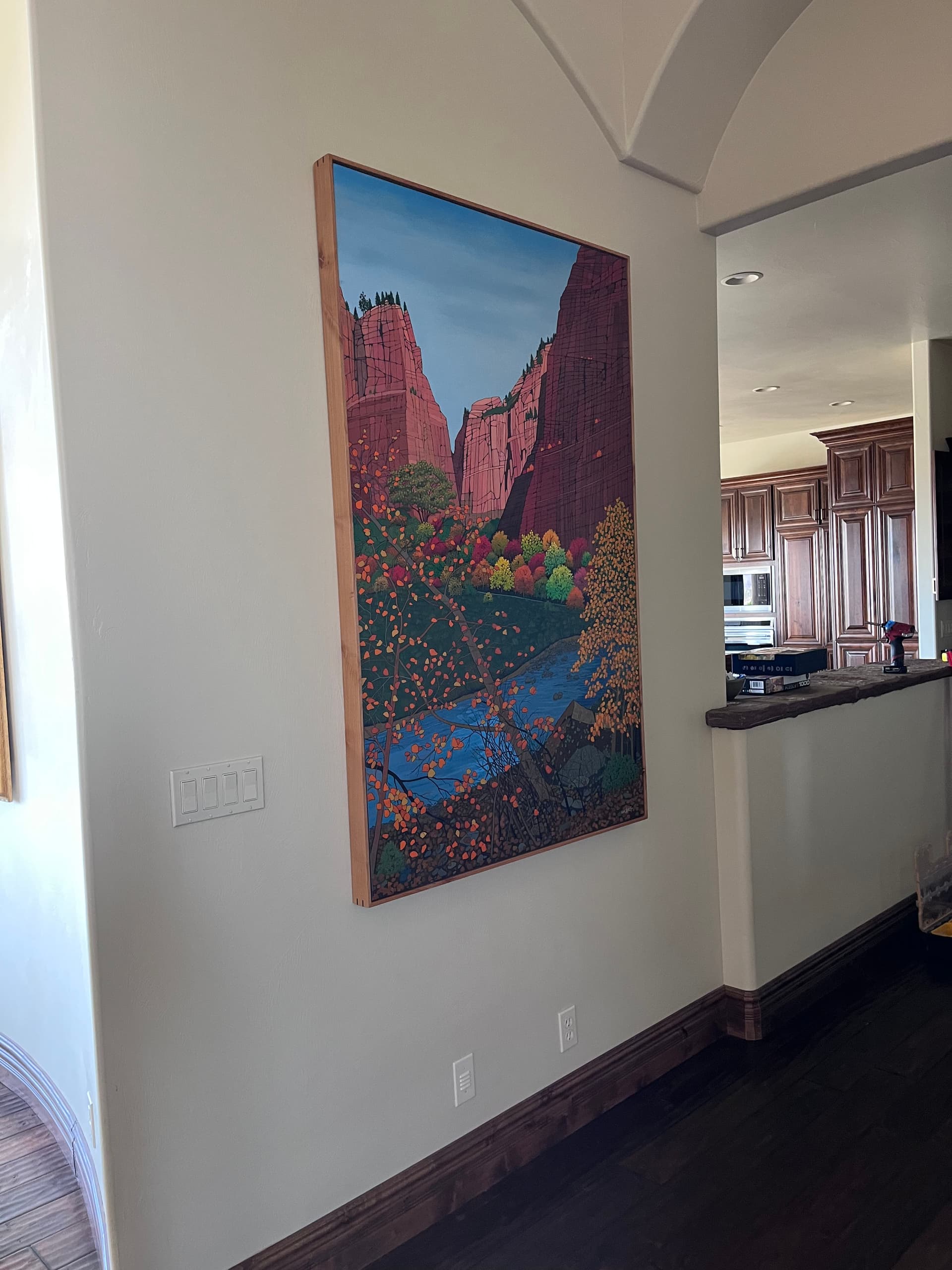 Gallery photos for Hanging Large, Heavy Art the Right Way in St. George: Image #1