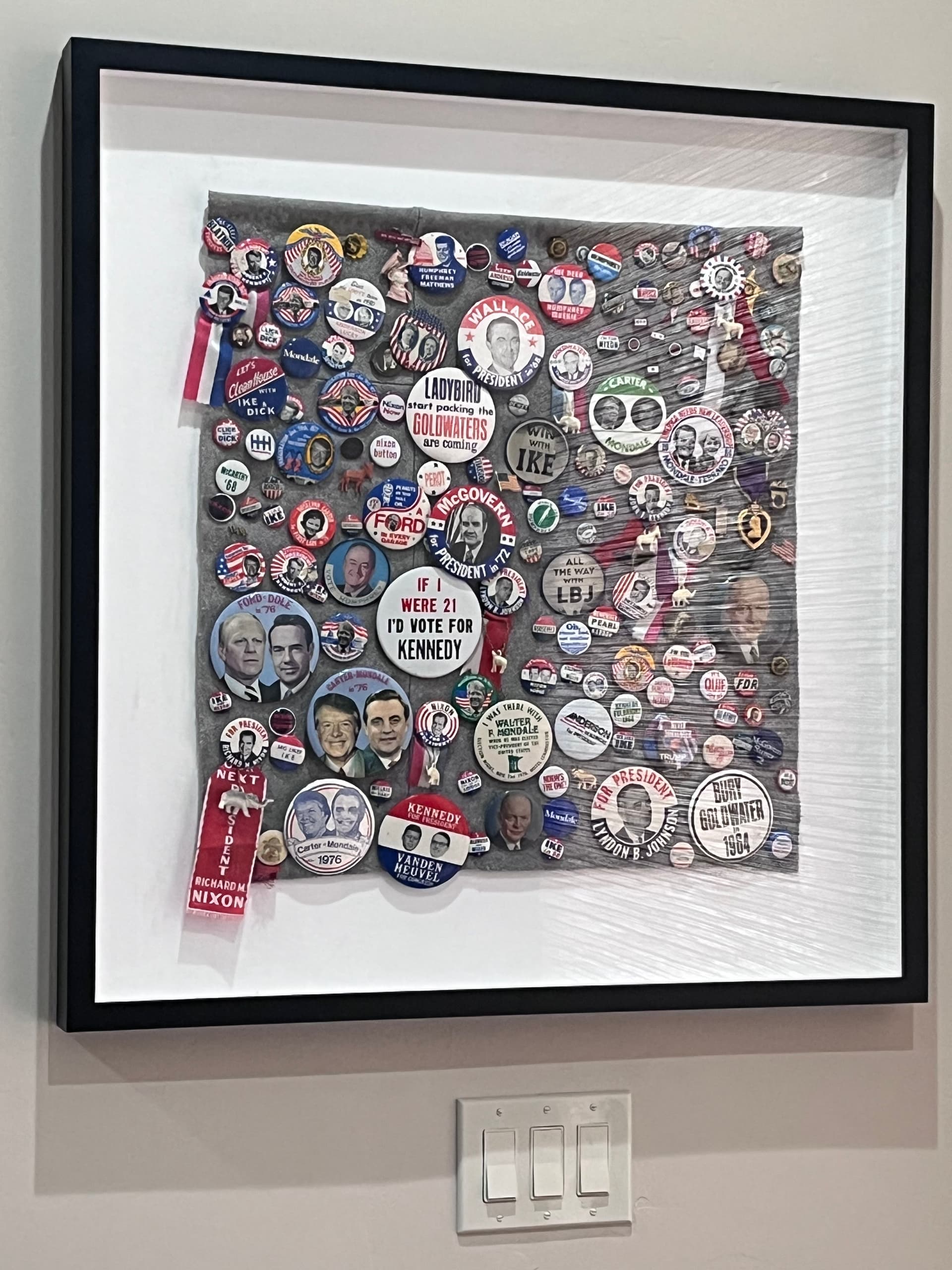 Gallery photos for Mounting a Patriotic Sign and Framed Collection in St. George: Image #3