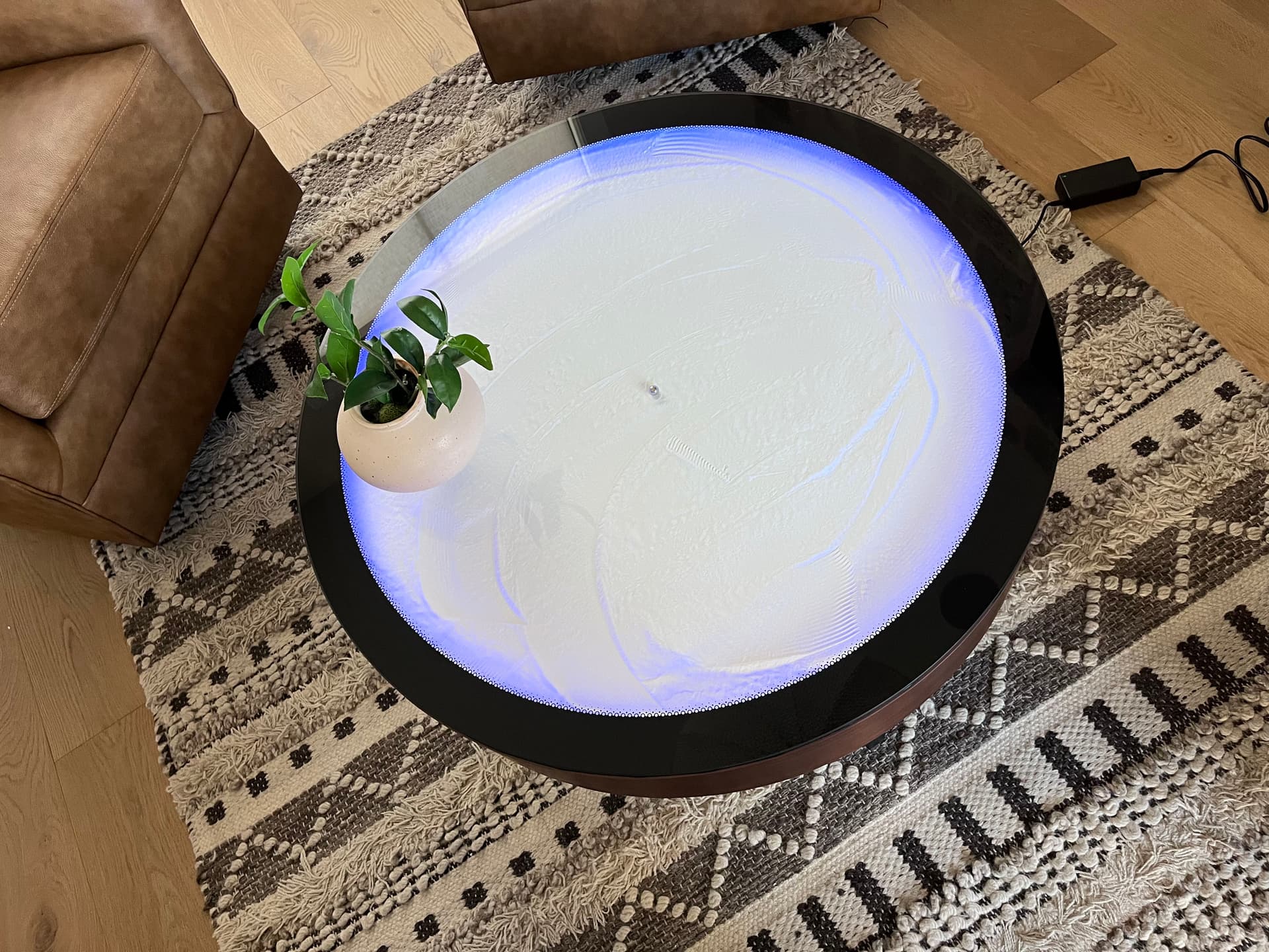 Gallery photos for This GroundedLabs Oasis Coffee Table Setup Is Something Else: Image #1
