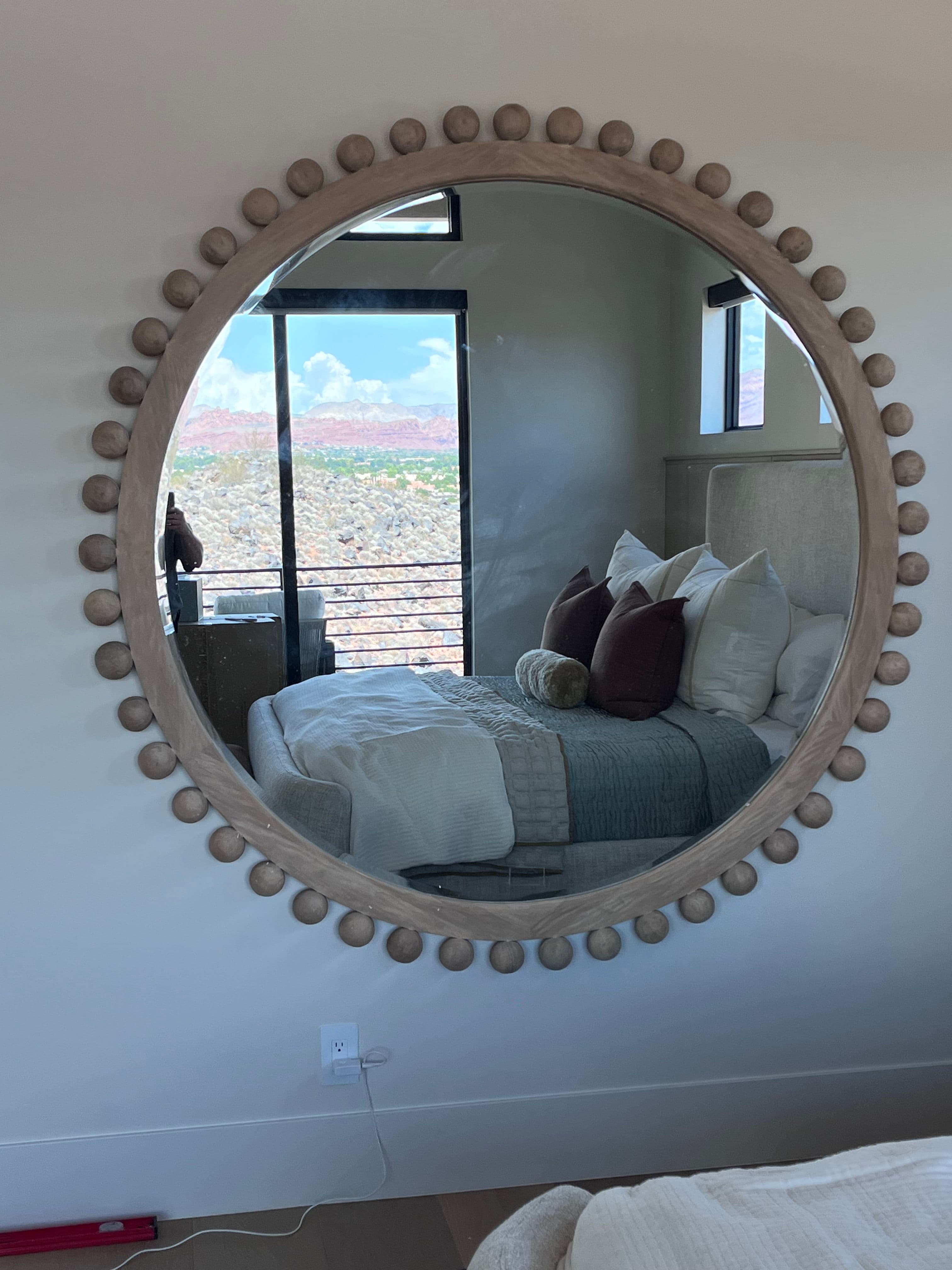 Project Large Mirror and Artwork Hung With a Clean, Polished Finish image