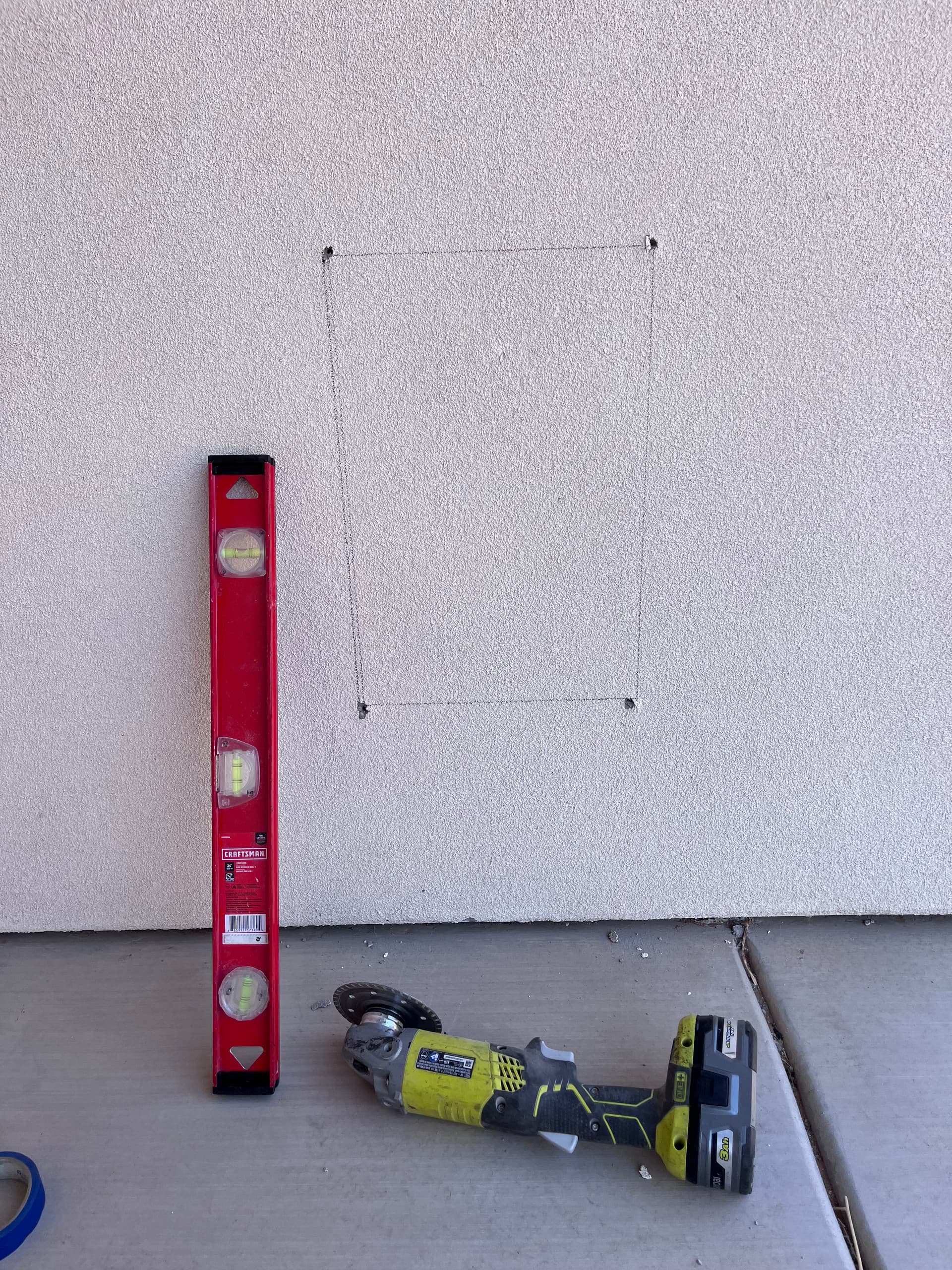 Dog Door Installed Through Exterior Stucco Wall in St. George image