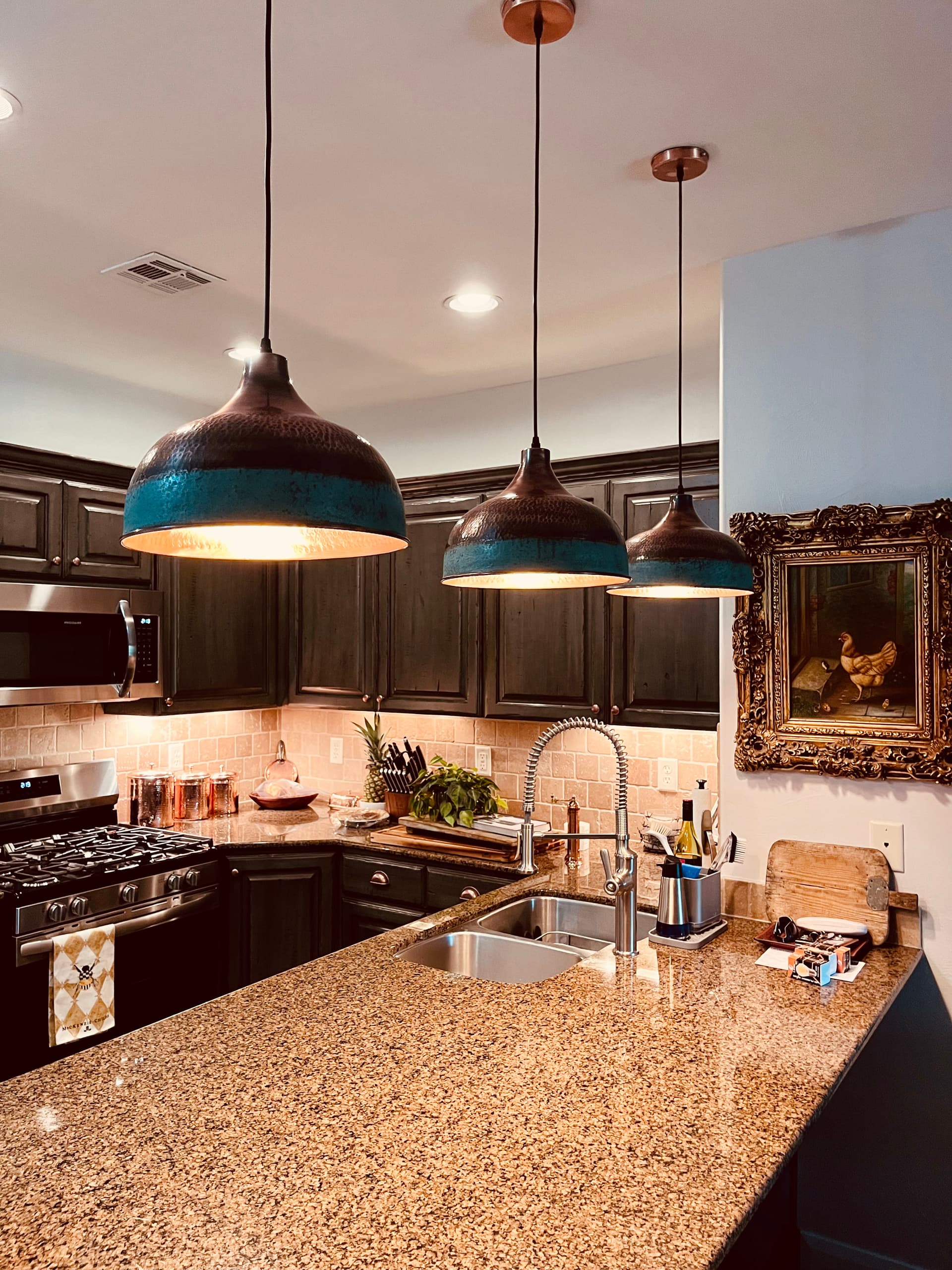 Custom Kitchen Pendant Lights Installed in St. George image