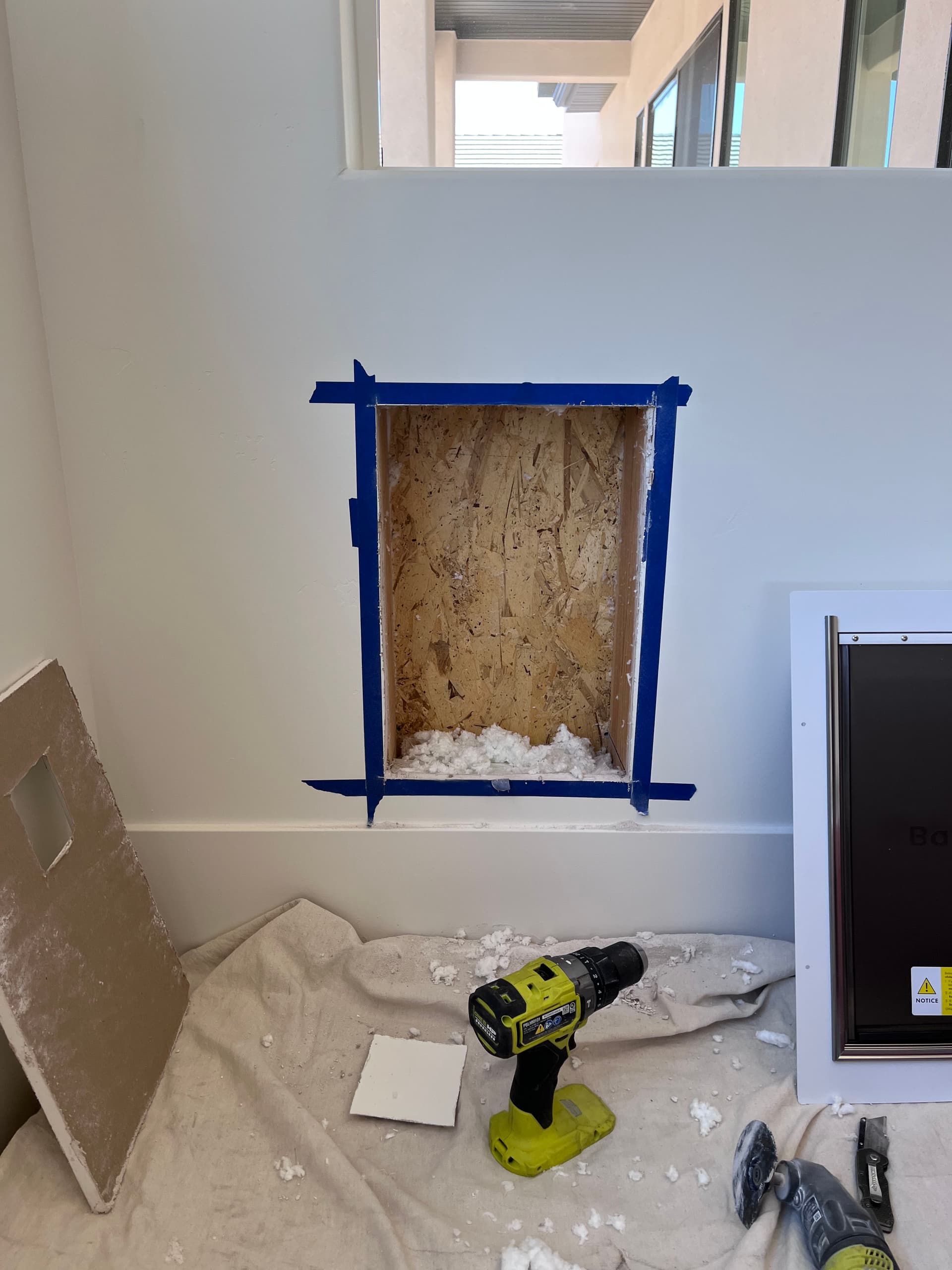 Gallery photos for Dog Door Installed Through Exterior Stucco Wall in St. George: Image #1