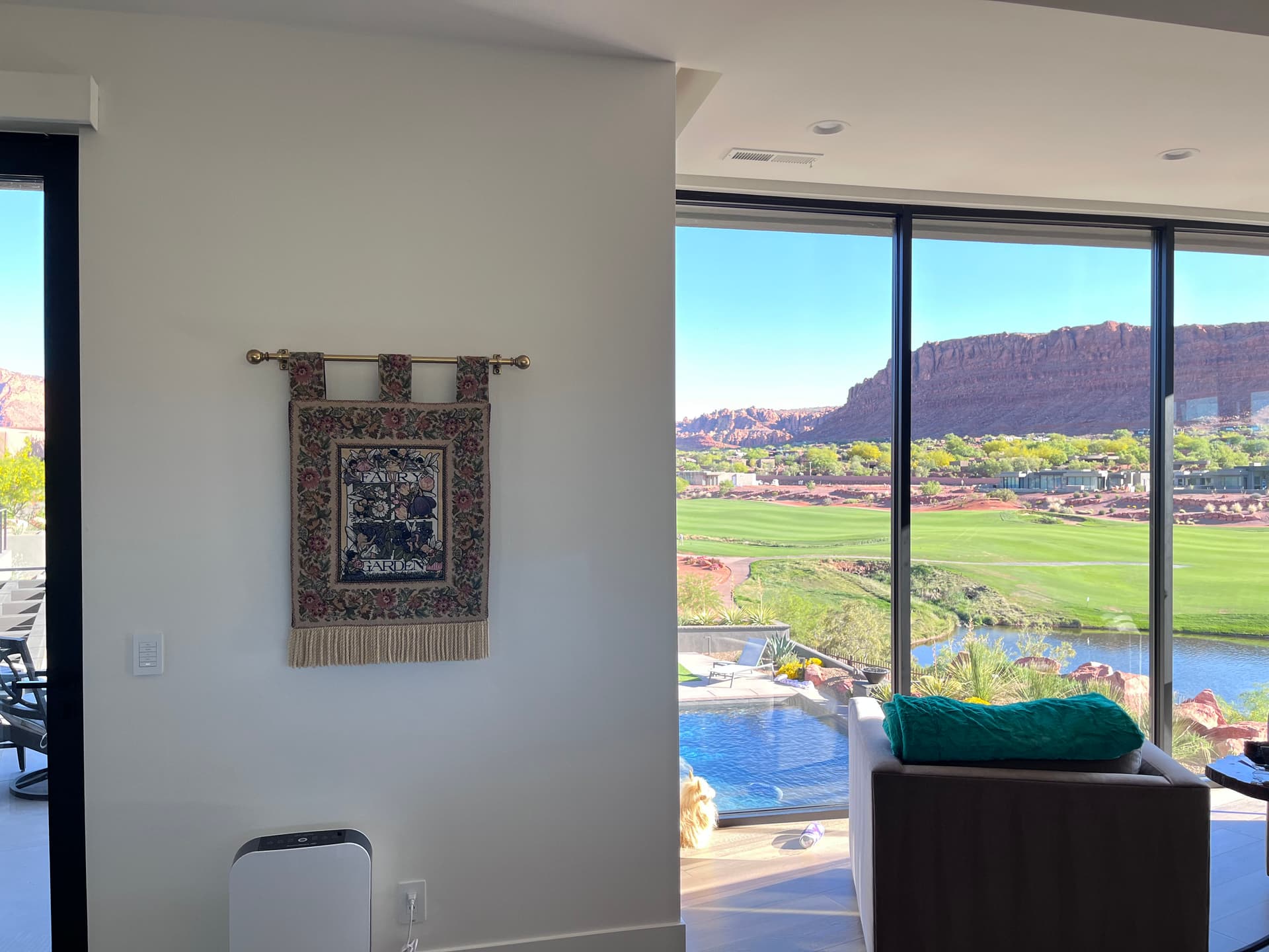 Gallery photos for Tapestry and Art Installation That Turned a Home Into a Gallery: Image #2