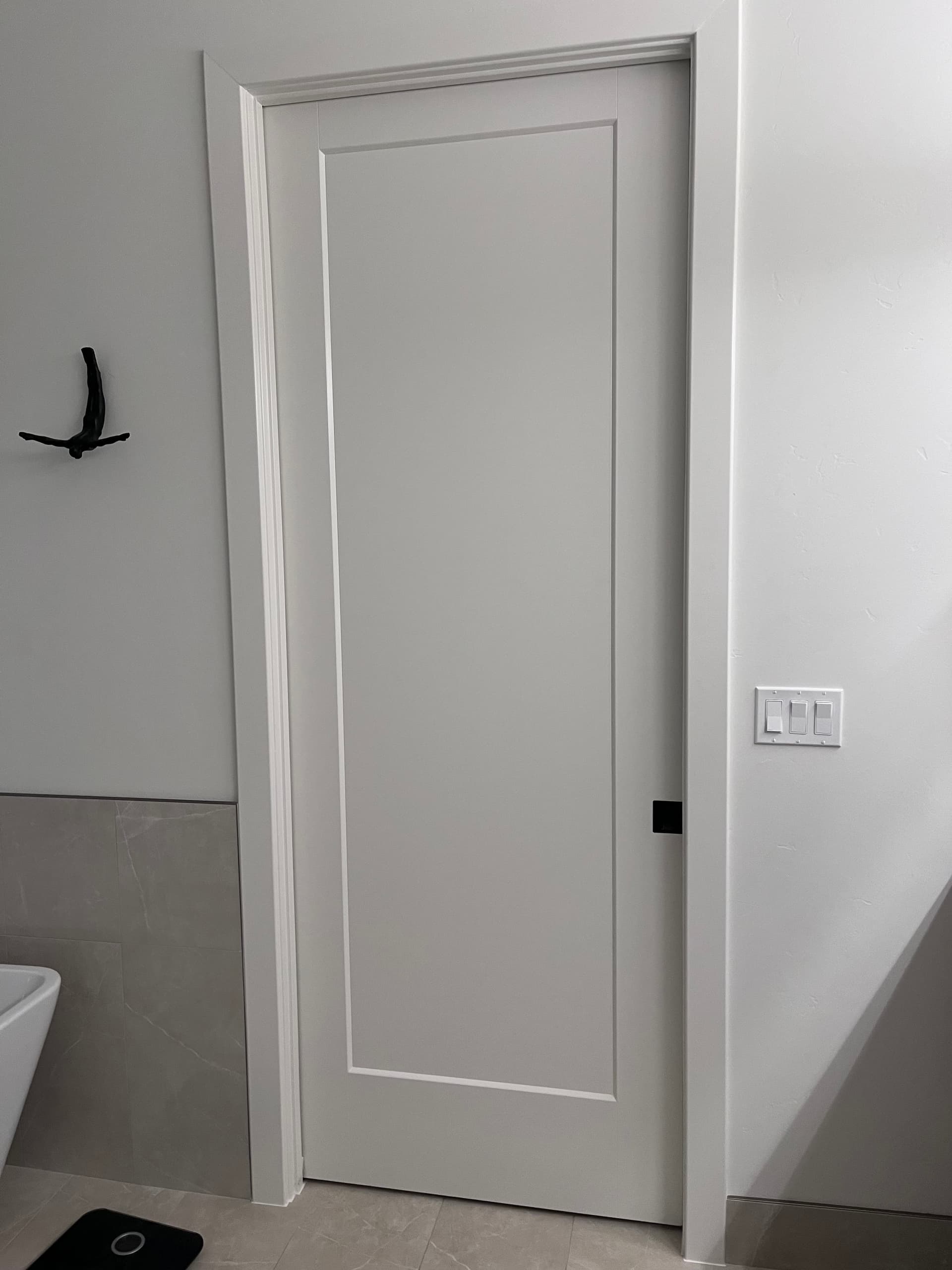 Chic Door Upgrade with Custom Mirror