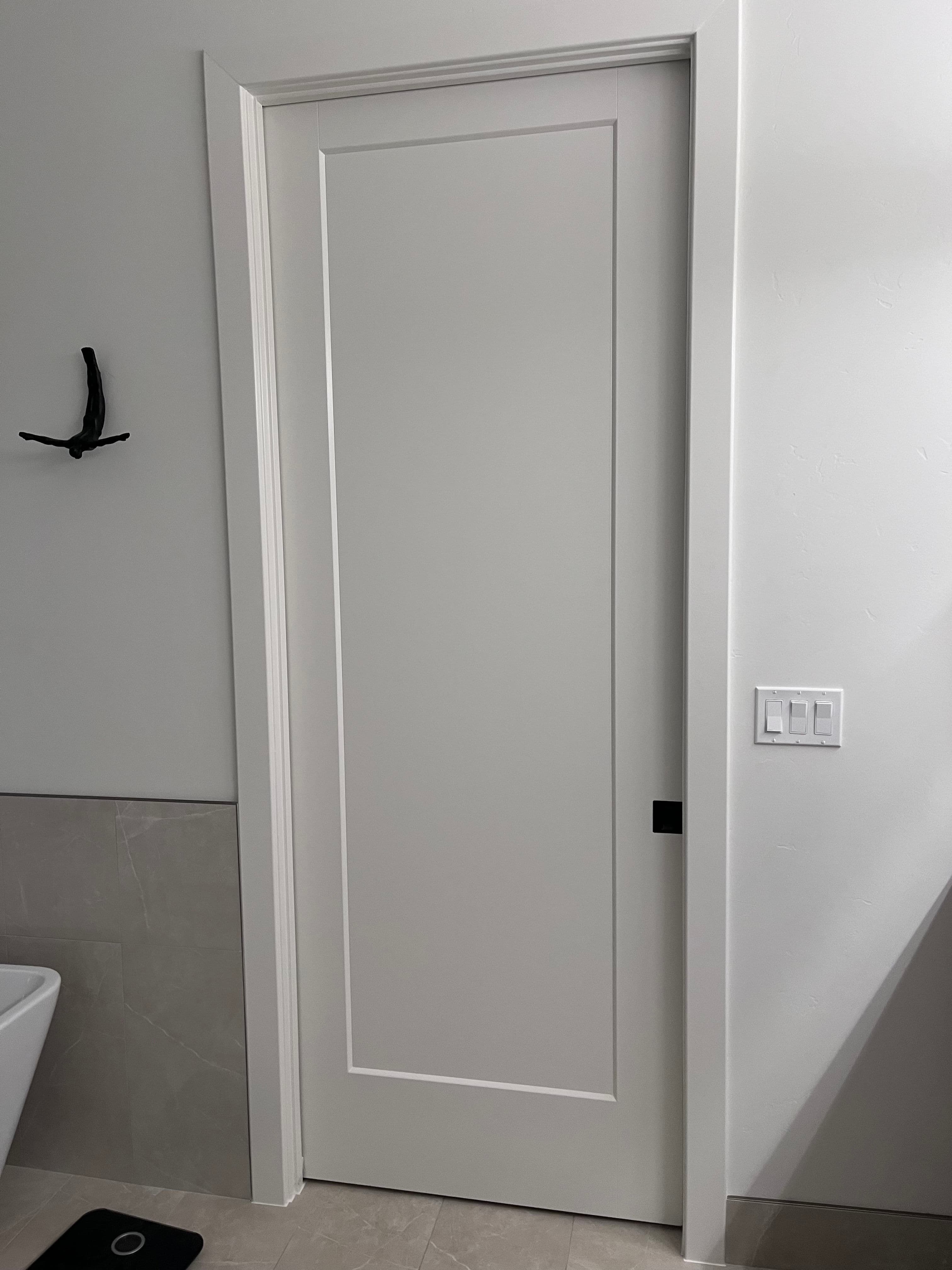 Project Chic Door Upgrade with Custom Mirror image