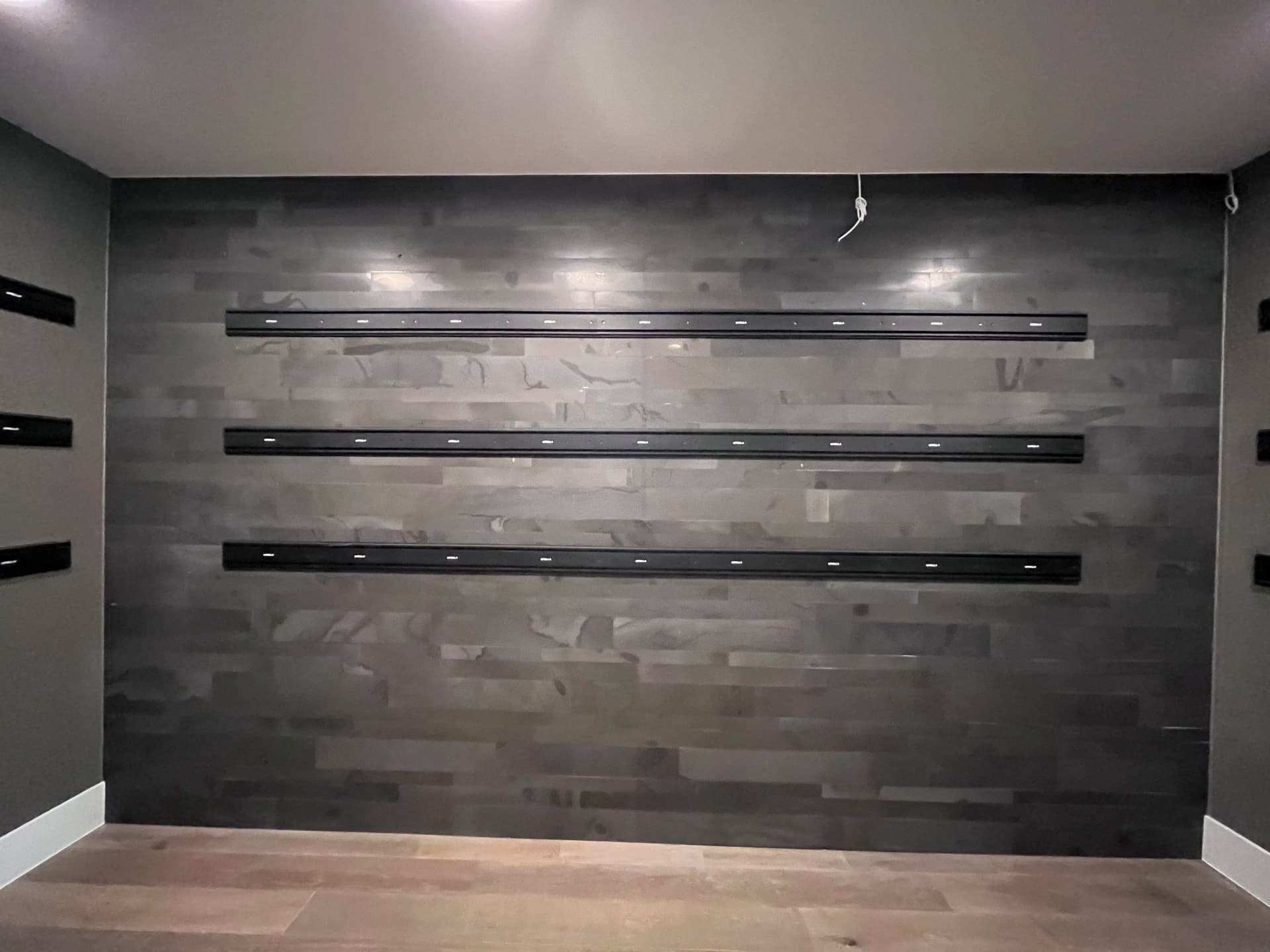 Gallery photos for Custom Guitar Collection Wall Rack Installation for a Serious Collector: Image #1