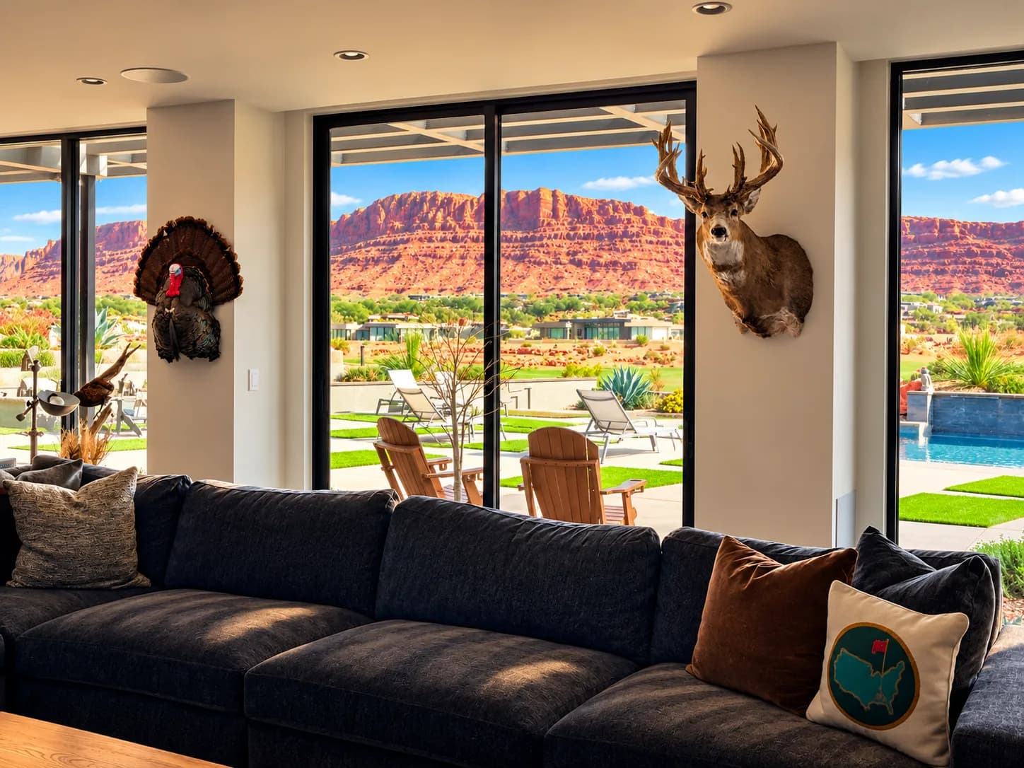 Gallery photos for Trophy Mount Installation Done Right Inside a Stunning Desert Home: Image #2