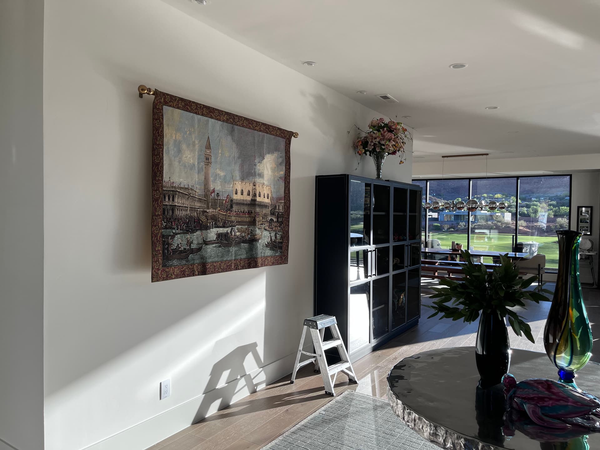 Gallery photos for Tapestry and Art Installation That Turned a Home Into a Gallery: Image #4