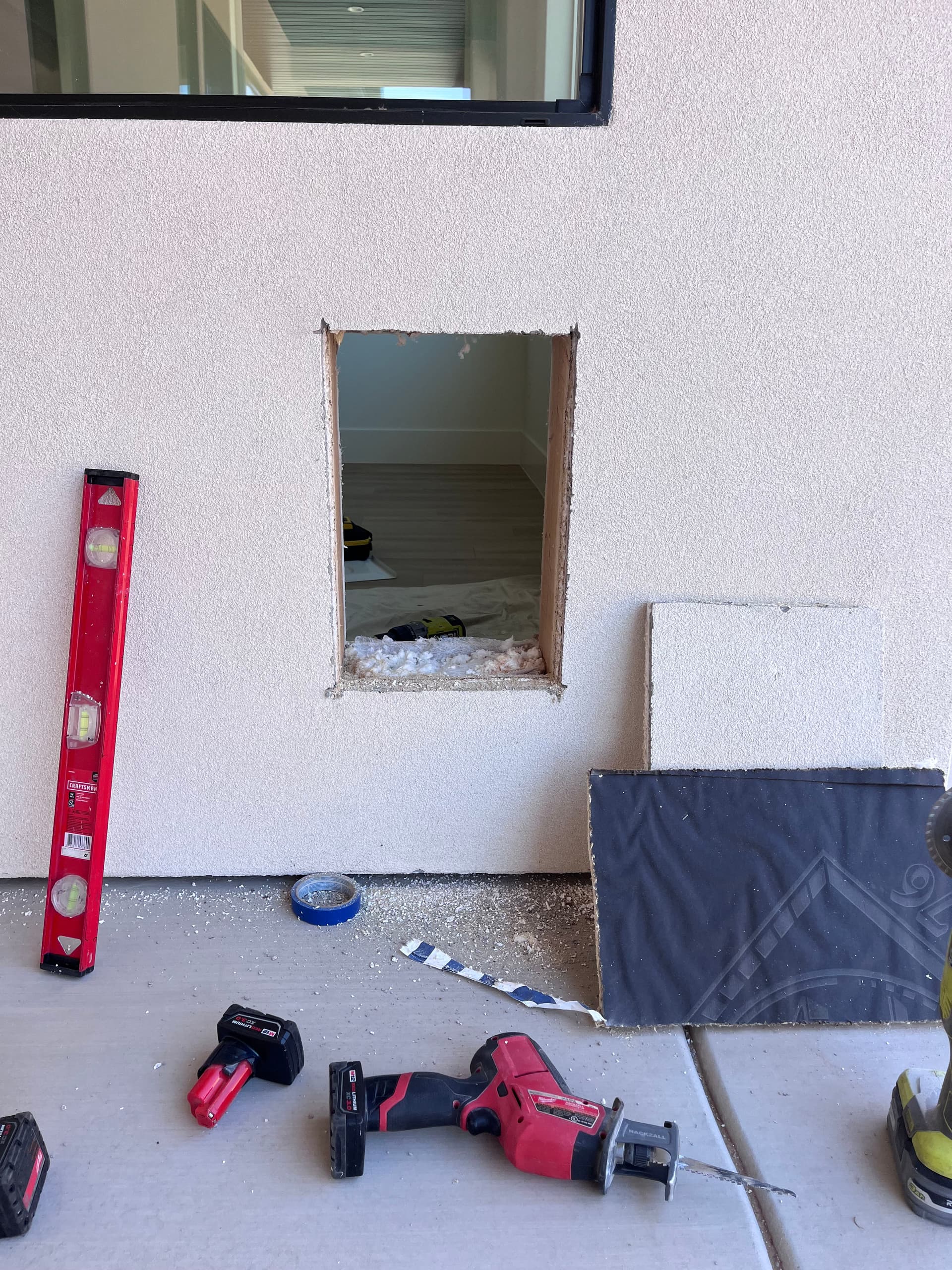 Gallery photos for Dog Door Installed Through Exterior Stucco Wall in St. George: Image #2