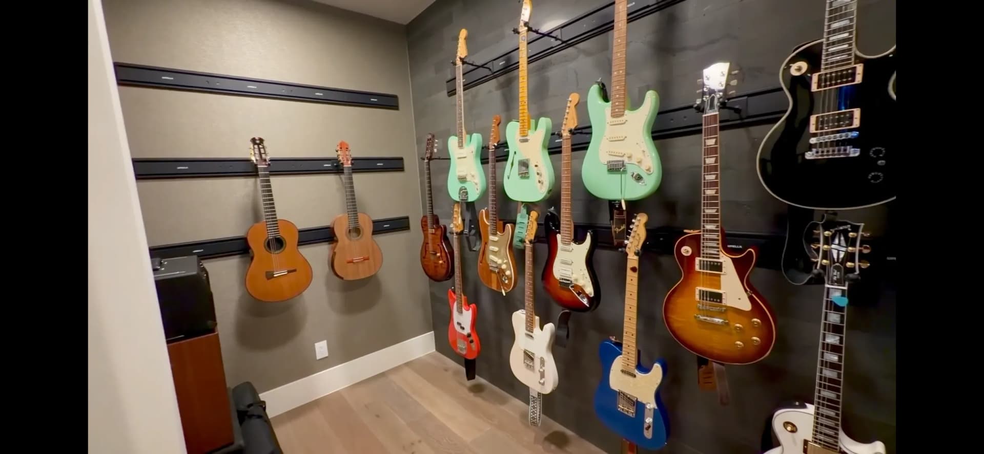 Gallery photos for Custom Guitar Wall Rack Installation for a Serious Collection: Image #2