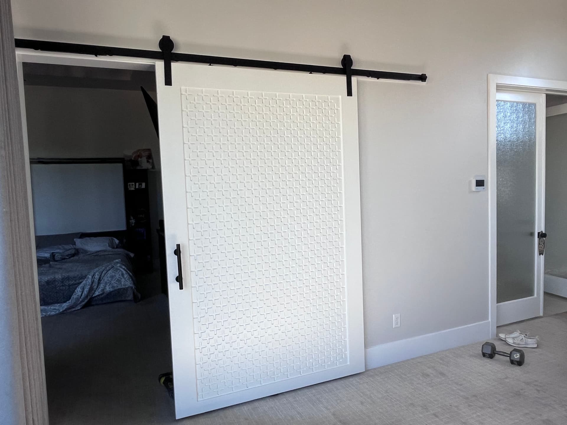 Gallery photos for Heavy Barn Door Track Repair That Fixed a Frustrating Slide: Image #1