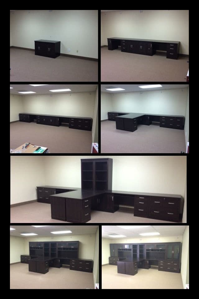 Efficient Office Desk Assembly for Optimal Workspace image