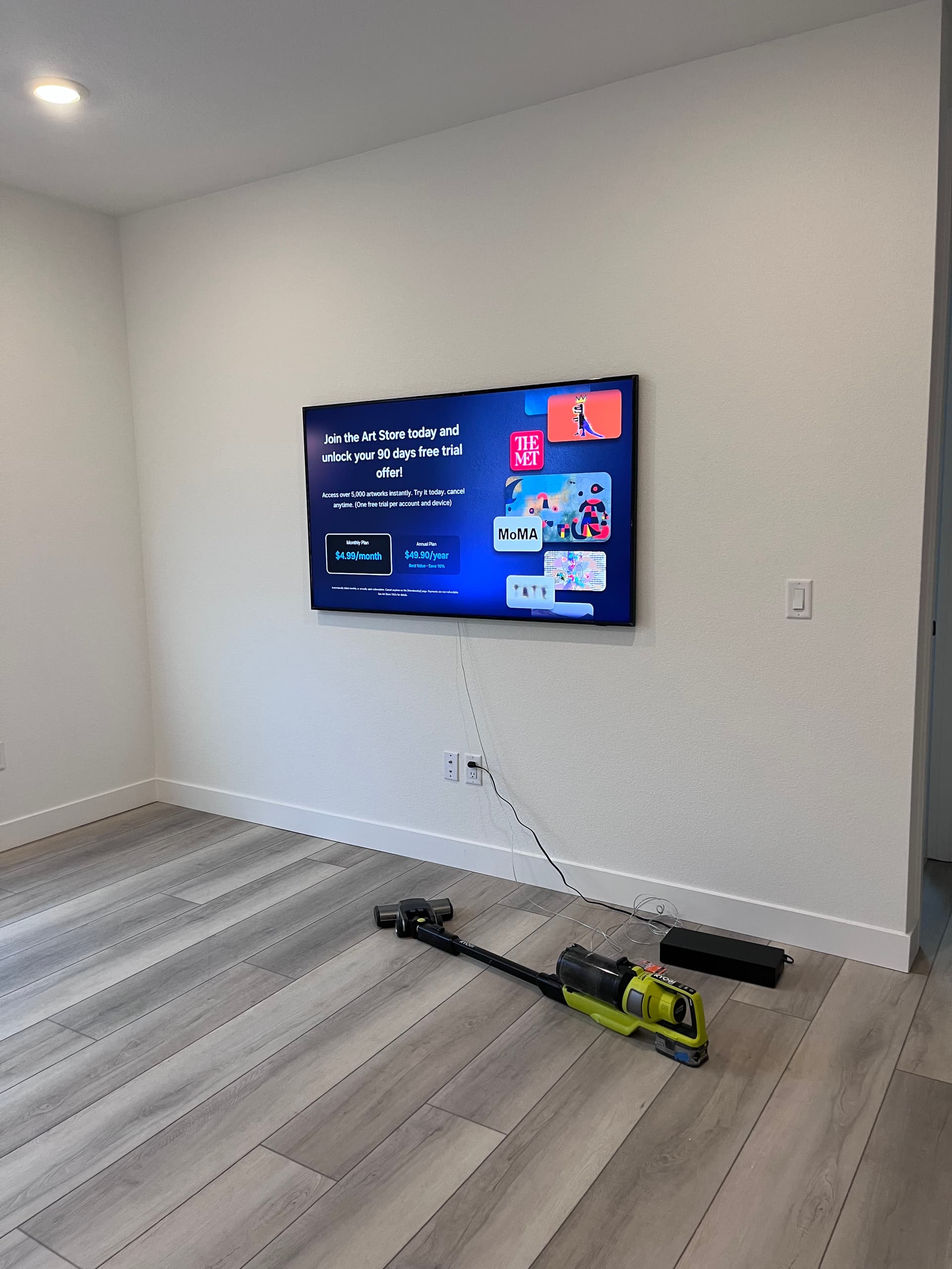 Gallery photos for Picture Frame TV Mount Done Right in St. George: Image #2