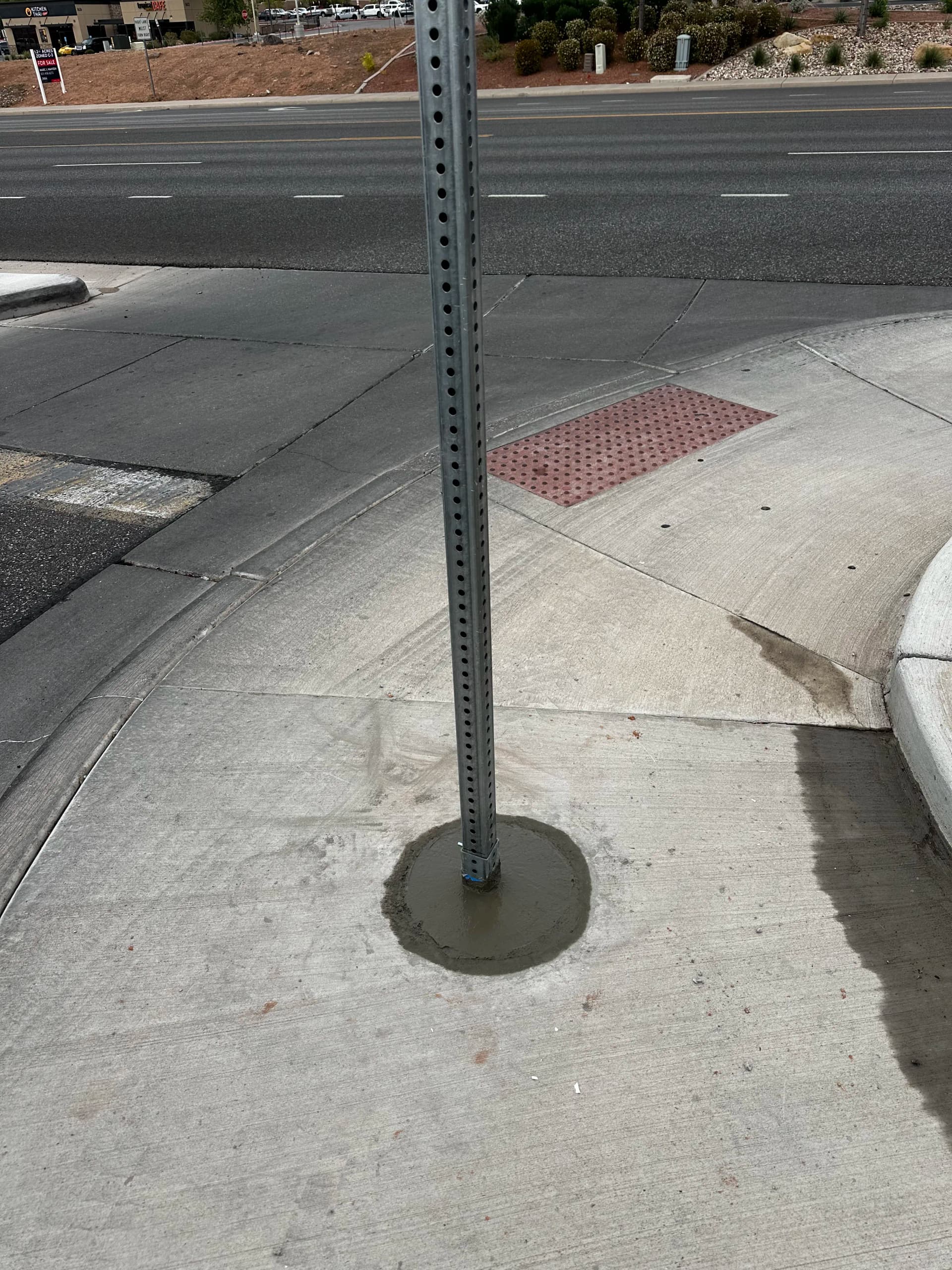 Gallery photos for Stop Sign Installation Keeps a St. George Corner Safe: Image #2