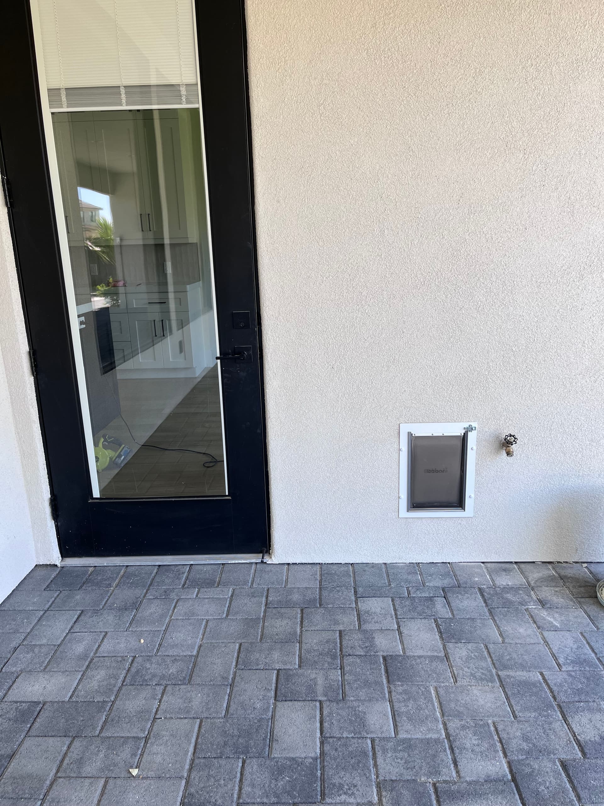 Gallery photos for Dog Door Installation Through an Interior Shiplap Wall: Image #4