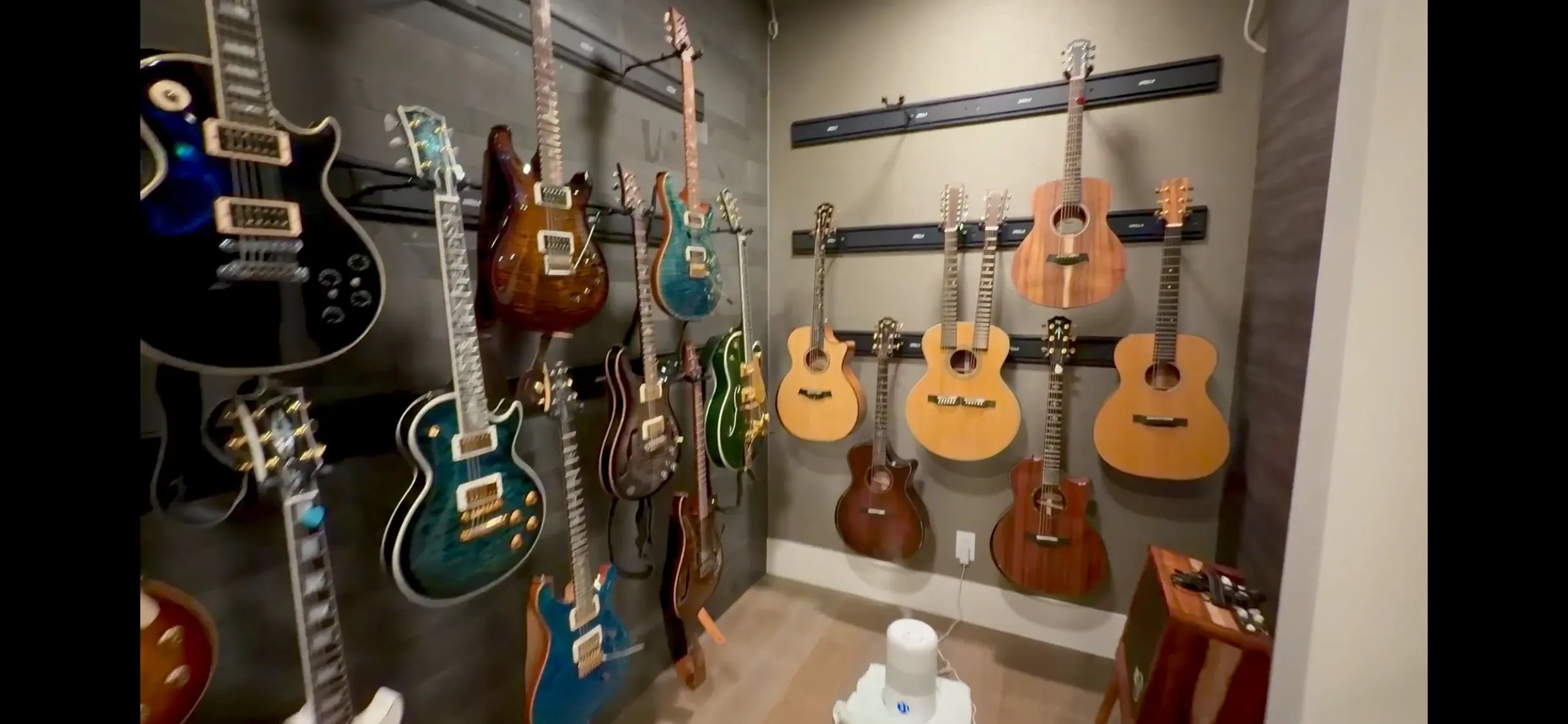 Gallery photos for Custom Guitar Wall Rack Installation for a Serious Collection: Image #4
